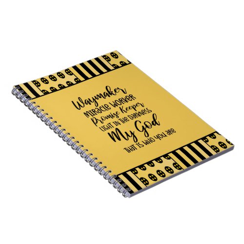 Waymaker Christian Notebook