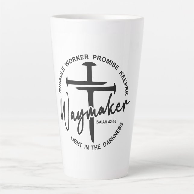 Waymaker Faith  Latte Mug (Front)