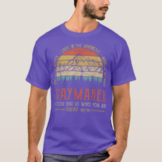 Waymaker Miracle Worker Promise Keeper Christian T-Shirt