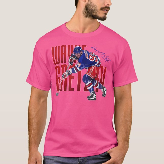 Wayne Gretzky Hockey Player T-Shirt (Front)