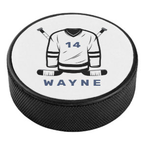 WAYNE Hockey Jersey Editable Number Sports Puck