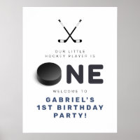 WAYNE Hockey Player SportS Boy Birthday Welcome
