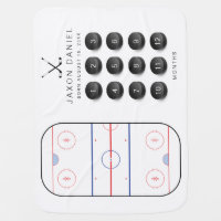 Hockey milestone online blanket