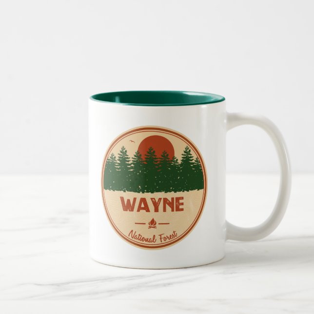 Wayne National Forest Two-Tone Coffee Mug (Right)