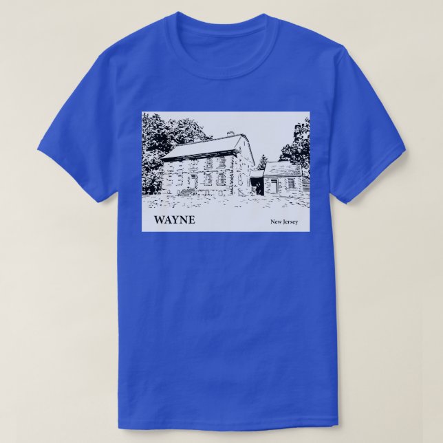Wayne New Jersey  2 T-Shirt (Design Front)