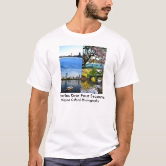 Wayne Oxford Photography Charles River Four Season T-Shirt