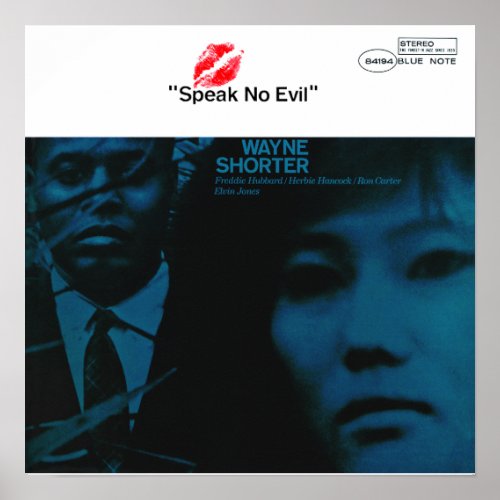 Wayne Shorter Speak No Evil Jazz Vintage Poster