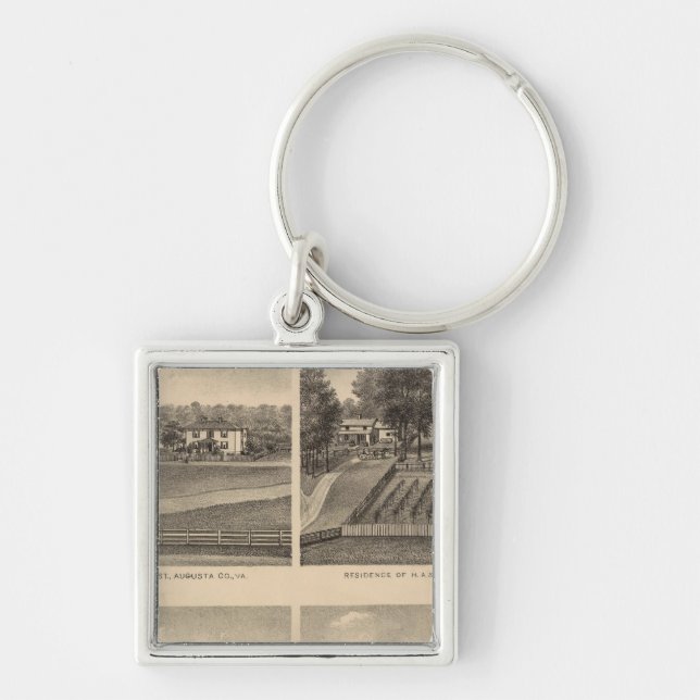 Waynesboro, Augusta County Keychain (Front)