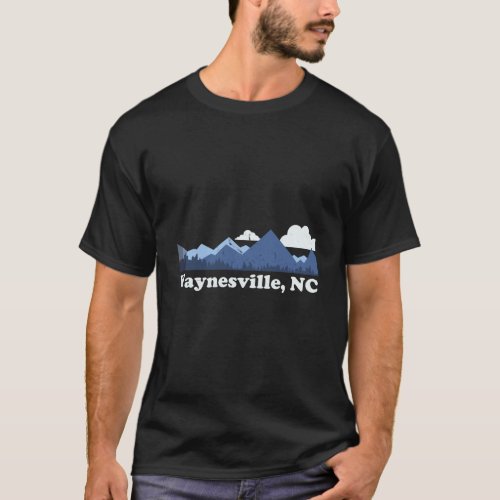 Waynesville North Carolina Blue Ridge Mountains Nc T_Shirt