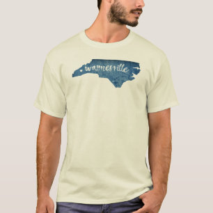 Waynesville North Carolina Wood Grain T-Shirt