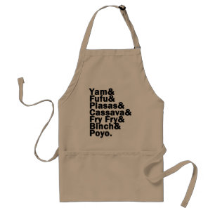 WAYout Arts Freetown Sierra Leone African Food Adult Apron
