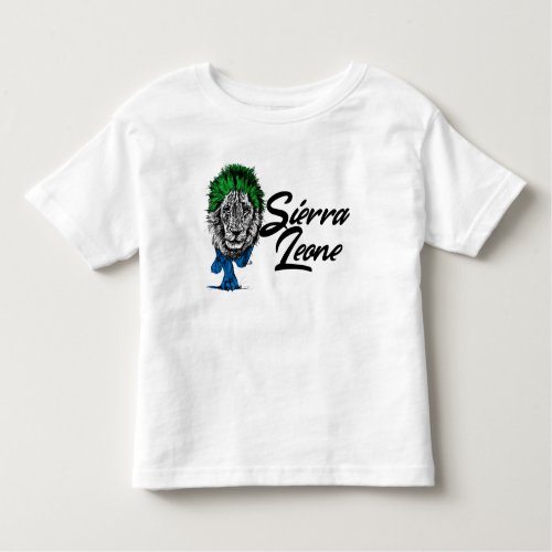 WAYout Arts Freetown Sierra Leone Flag Lion Toddler T_shirt