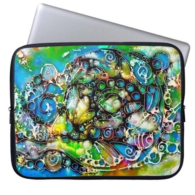 Ways Of Life - Neurographic Art 7 Laptop Sleeve (Front)