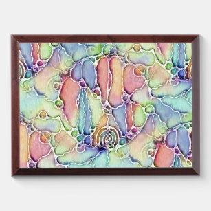 Ways Of Life - Neurographic Art Pattern 1 Award Plaque