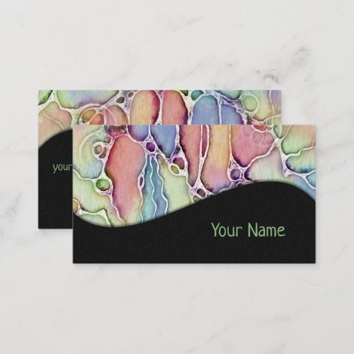 Ways Of Life _ Neurographic Art Pattern 1 Business Card