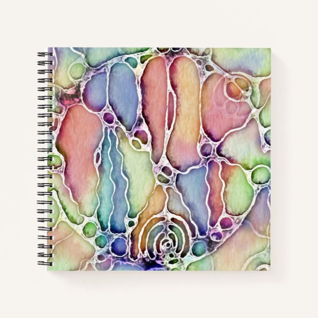 Ways Of Life - Neurographic Art Pattern 1 Notebook (Front)