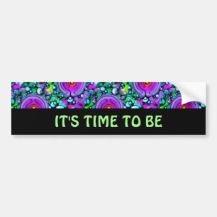 Ways Of Life - Neurographic Art Pattern 2 Bumper Sticker