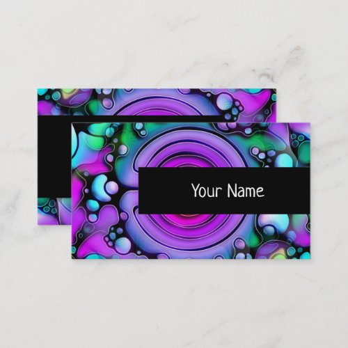 Ways Of Life _ Neurographic Art Pattern 2 Business Card