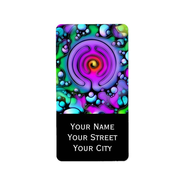 Ways Of Life - Neurographic Art Pattern 2 Label (Front)