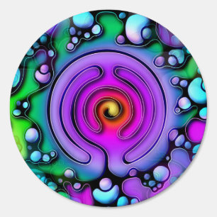 Ways Of Life - Neurographic Art Pattern 2 Sign