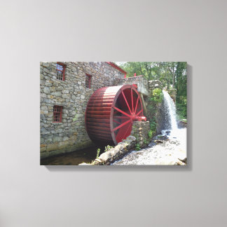 Wayside Grist Mill, Sudbury MA Canvas Print