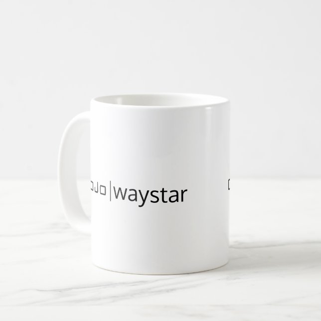 Waystar GoJo merger mug (Front Left)