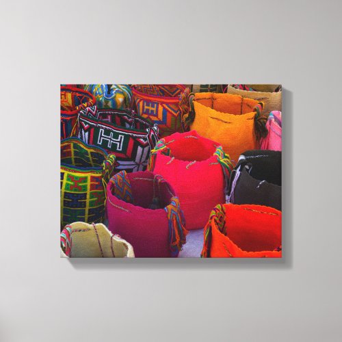 Wayuu mochilas bags for sale in Colombia Canvas Print