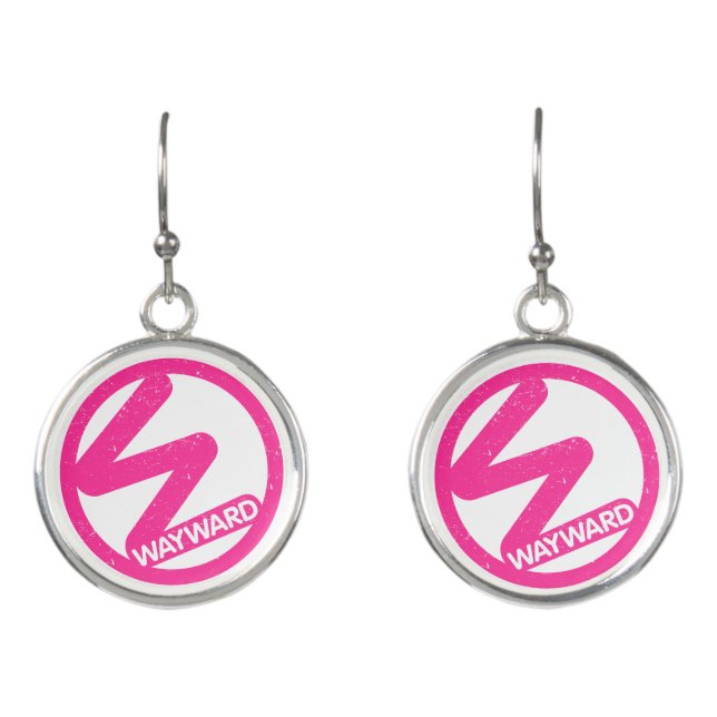 Wayward Earrings in Pink  (Front)