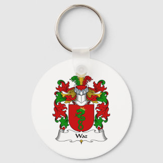 Waz Family Crest Keychain