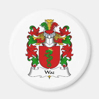 Waz Family Crest Magnet