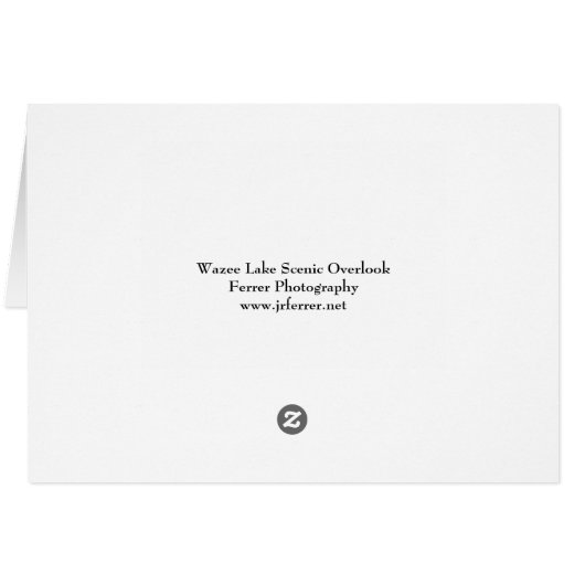 Wazee Lake Scenic Overlook (Back Horizontal)