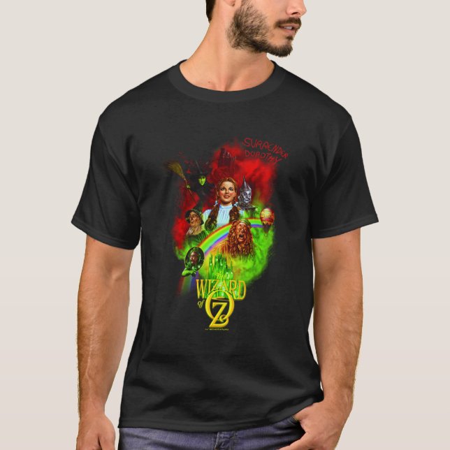 Wb100 The Wizard Of Oz Surrender Dorothy Rainbow P T-Shirt (Front)