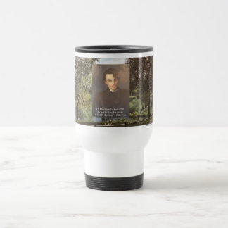 WB Yeats "Strike Hot Iron" Quote Tees Gifts Etc Travel Mug