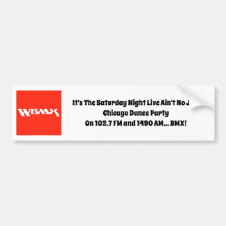 WBMX Bumper Sticker