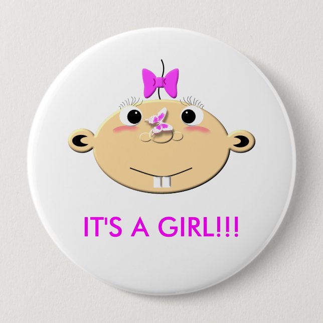 WButtterflynose Button (Front)