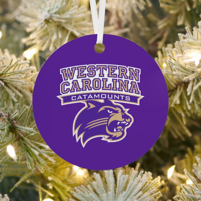 WC Catamounts Metal Ornament (Insitu)