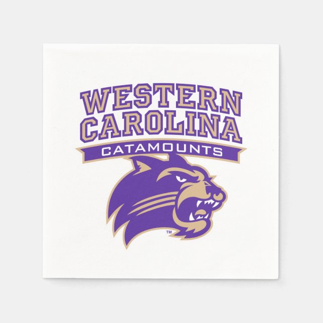 WC Catamounts Napkins (Front)