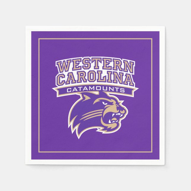 WC Catamounts Napkins (Front)
