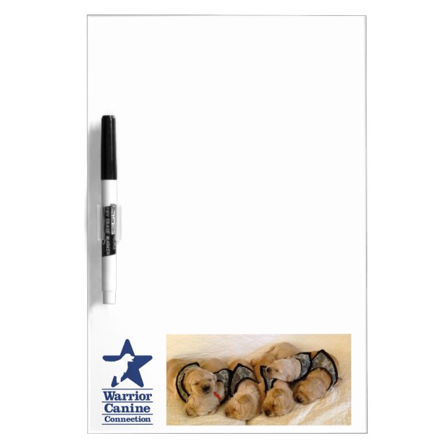 WCC camo puppies dry erase board (Front)