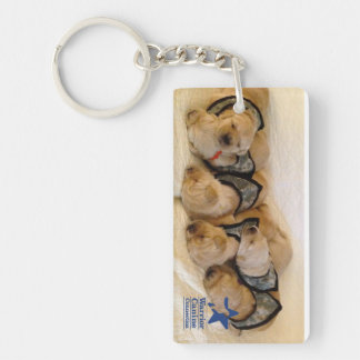 WCC camo puppies keychain