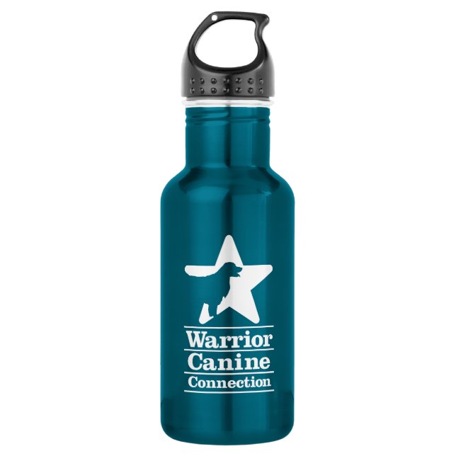 WCC navy Stainless Steel Water Bottle (Front)