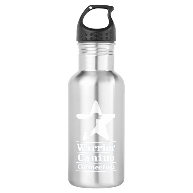 WCC navy Stainless Steel Water Bottle (Front)