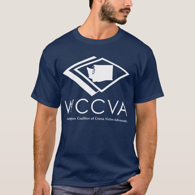 WCCVA Dark T-Shirt - Large Logo with words (Front)