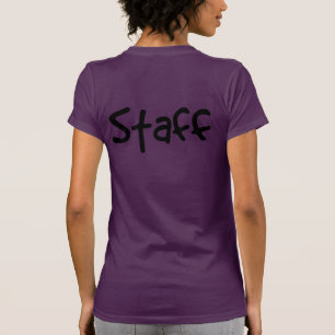 WCRAS Staff Women's Cut Eggplant Tee