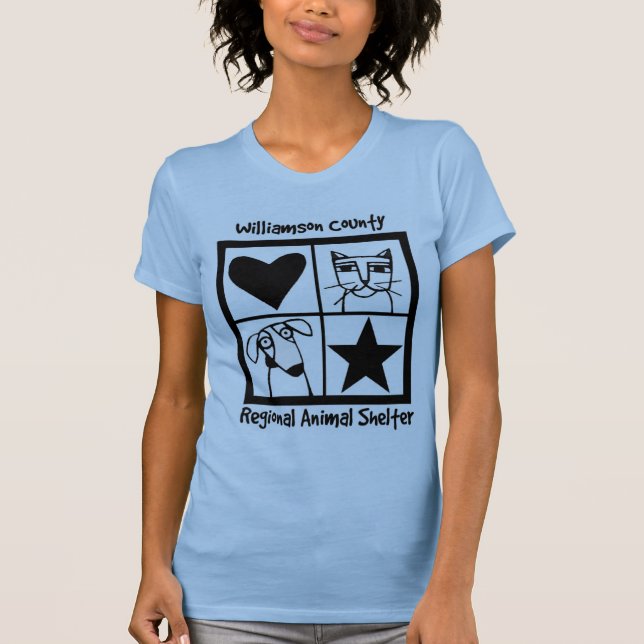 WCRAS Staff Women's Cut T-Shirt (Front)