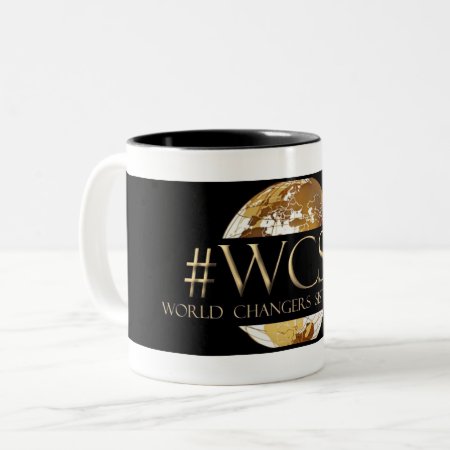 Wcst World Changers Sister Tribe(tm) Black 11 Oz Two-tone Coffee Mug