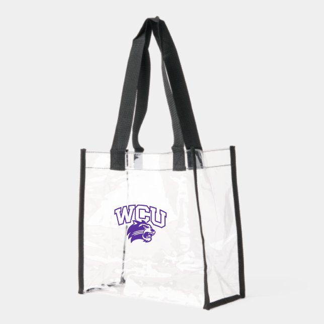 WCU Catamounts Clear Tote Bag (Left)