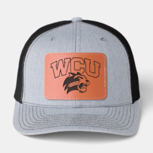 WCU Catamounts Leather Patch Hat