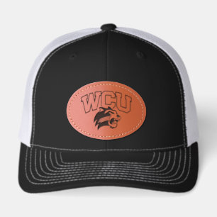 WCU Catamounts Leather Patch Hat