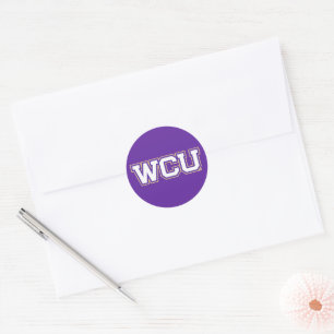WCU CLASSIC ROUND STICKER